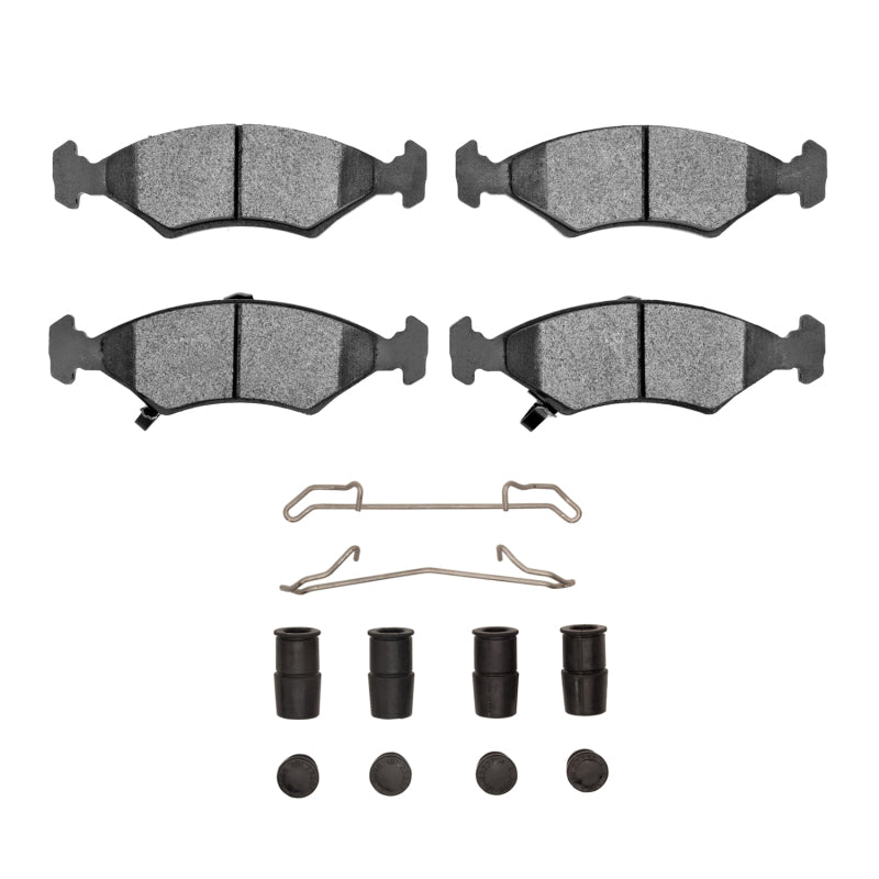 R1 Concepts R1 94-00 Kia Sephia Front Ceramic Pads & Hardware Kit