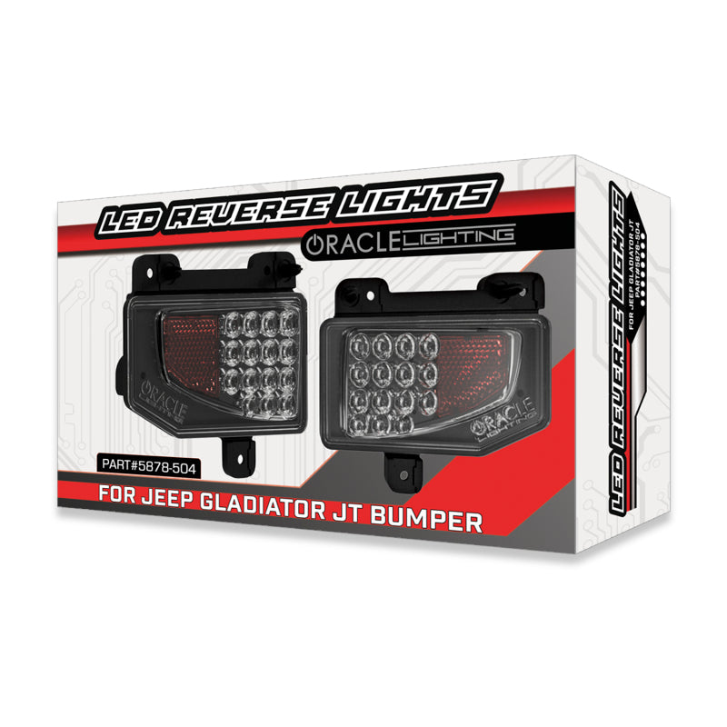 ORACLE Lighting Oracle Jeep Gladiator JT Rear Bumper LED Reverse Lights w/ Plug & Play Harness - 6000K