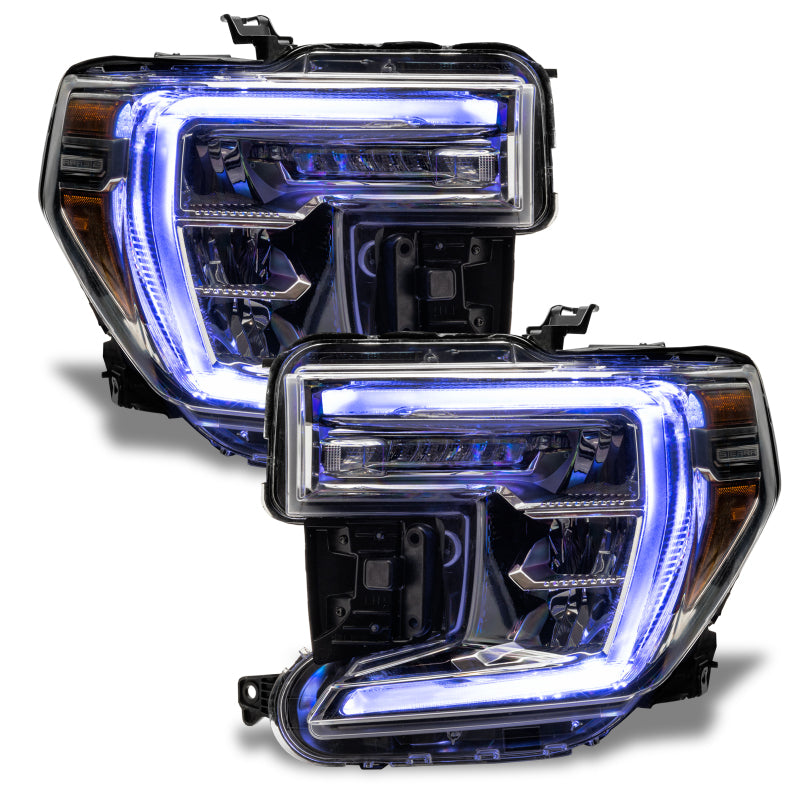 ORACLE Lighting Oracle 19-21 GMC Sierra 1500 RGB+W Headlight DRL Upgrade Kit - ColorSHIFT