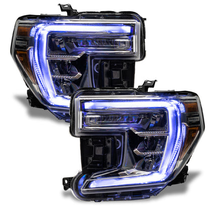 ORACLE Lighting Oracle 19-21 GMC Sierra 1500 RGB+W Headlight DRL Upgrade Kit - ColorSHIFT