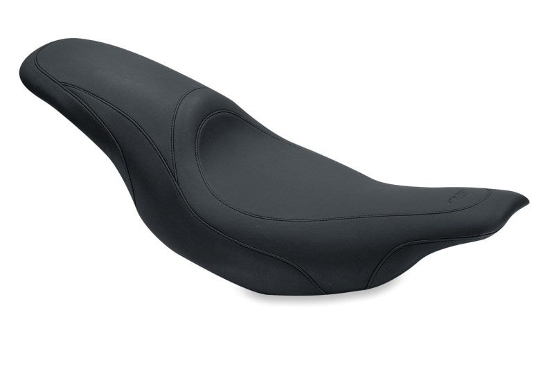 Mustang Motorcycle Mustang 97-07 Harley Electra Glide, Rd Glide Tripper Fastback 1PC Seat - Black