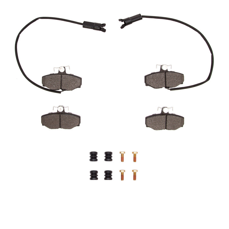 R1 Concepts R1 87-89 Jaguar XJ12 Rear Semi Met Pads & Hardware Kit