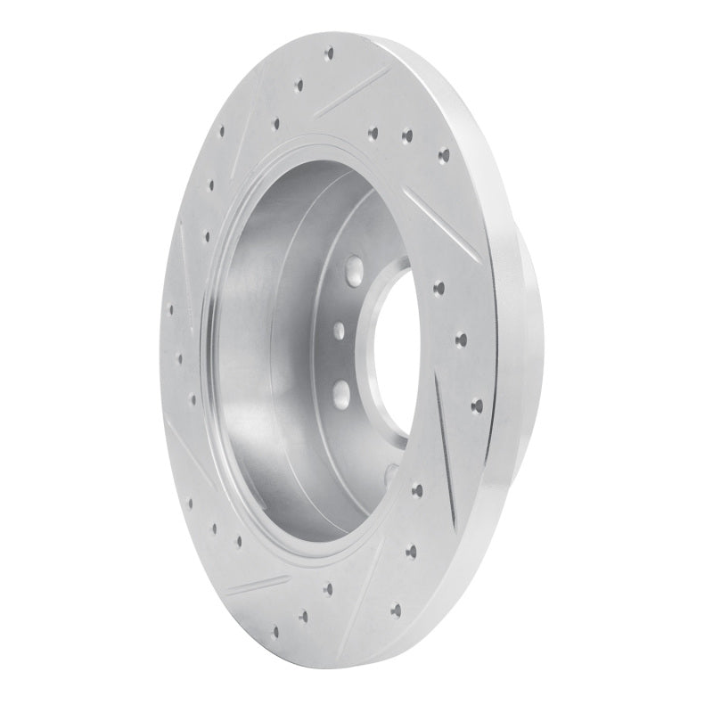R1 Concepts R1 06-18 Dodge Sprinter 3500 Rear Right Drilled & Slotted Silver Brake Rotor