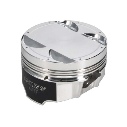 Manley Performance Manley Mitsubishi 4B11 86.5mm Bore 10.0:1 CR -3.5cc Dish Turbo Tuff Piston Set w/ Rings