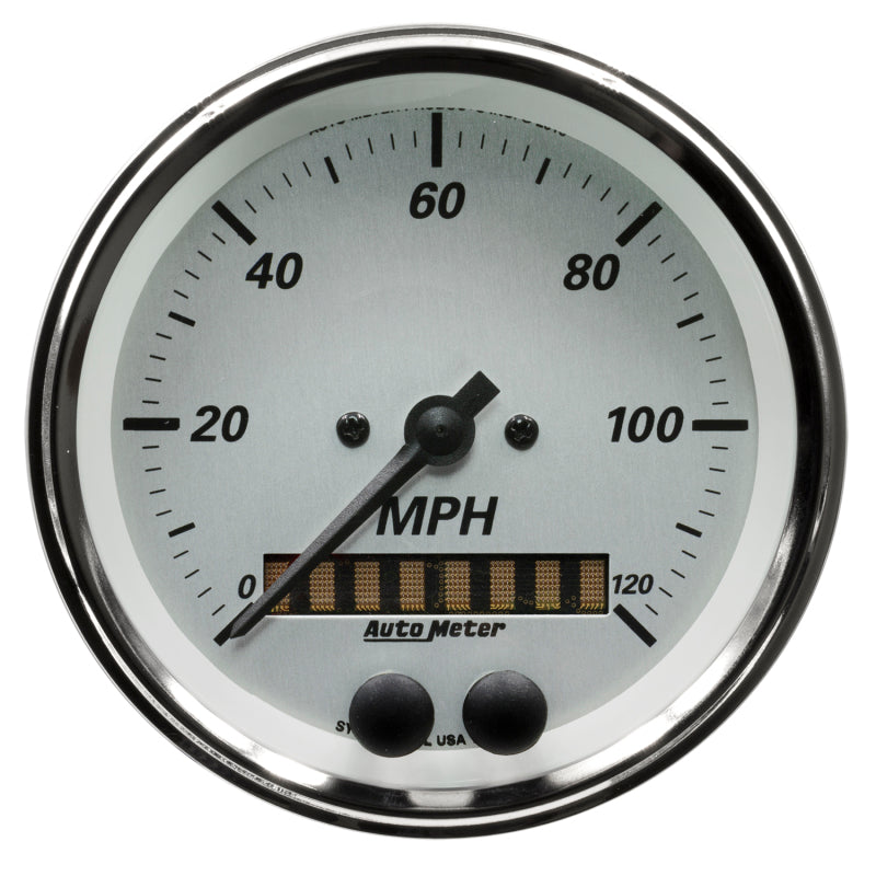 AutoMeter American Platinum Series 0-120MPH 3-3/8in. GPS Speedometer Gauge