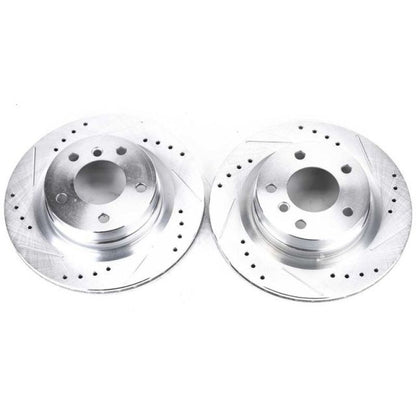 PowerStop Power Stop 2006 BMW 325i Rear Evolution Drilled & Slotted Rotors - Pair