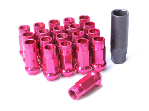 MUTEKI 32905K LUG NUTS KIT SR48 12X1.25 48MM PINK (OPEN END)