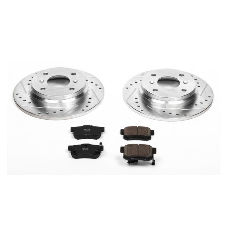 PowerStop Power Stop 92-96 Honda Prelude Rear Z23 Evolution Sport Brake Kit