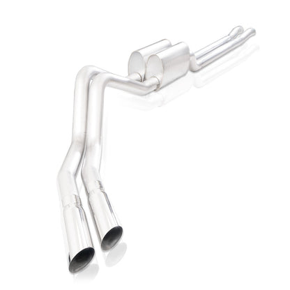 Stainless Works 15-19 Ford F150 5.0L Redline Aftermark Connection Dual 3.5in Side Exit Polished Tips
