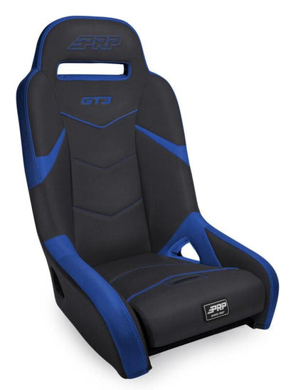 PRP Seats PRP GT3 Rear Suspension Seat- Black/Blue