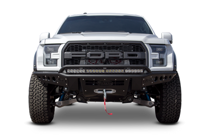 Addictive Desert Designs 17-18 Ford F-150 Raptor Stealth R Front Bumper w/ Winch Mount