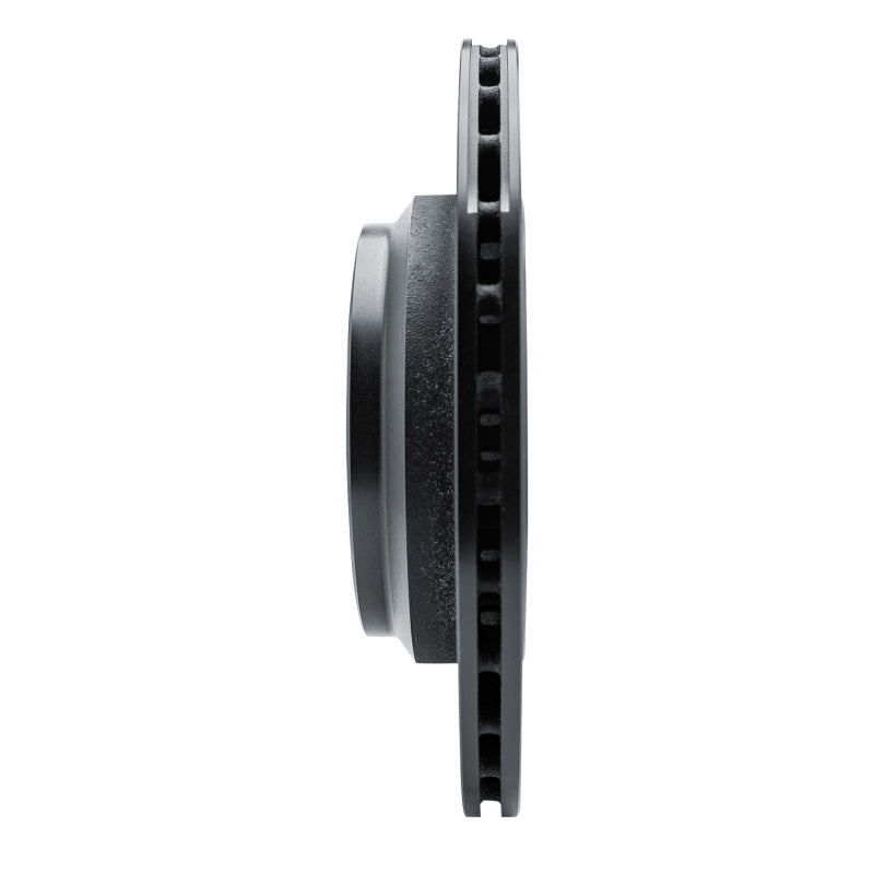 R1 Concepts R1 14-16 Maserati Ghibli Rear Right Drilled & Slotted Black Brake Rotor