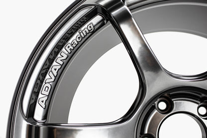 Advan RG-4 17x8.0 / +37 / 5x114.3 - Racing Hyper Black & Ring