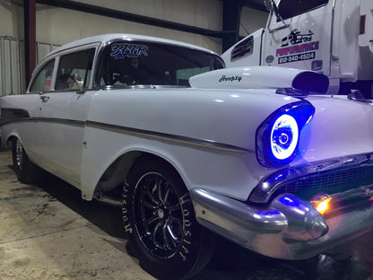 ORACLE Lighting Oracle Pre-Installed Lights 7 IN. Sealed Beam - Blue Halo