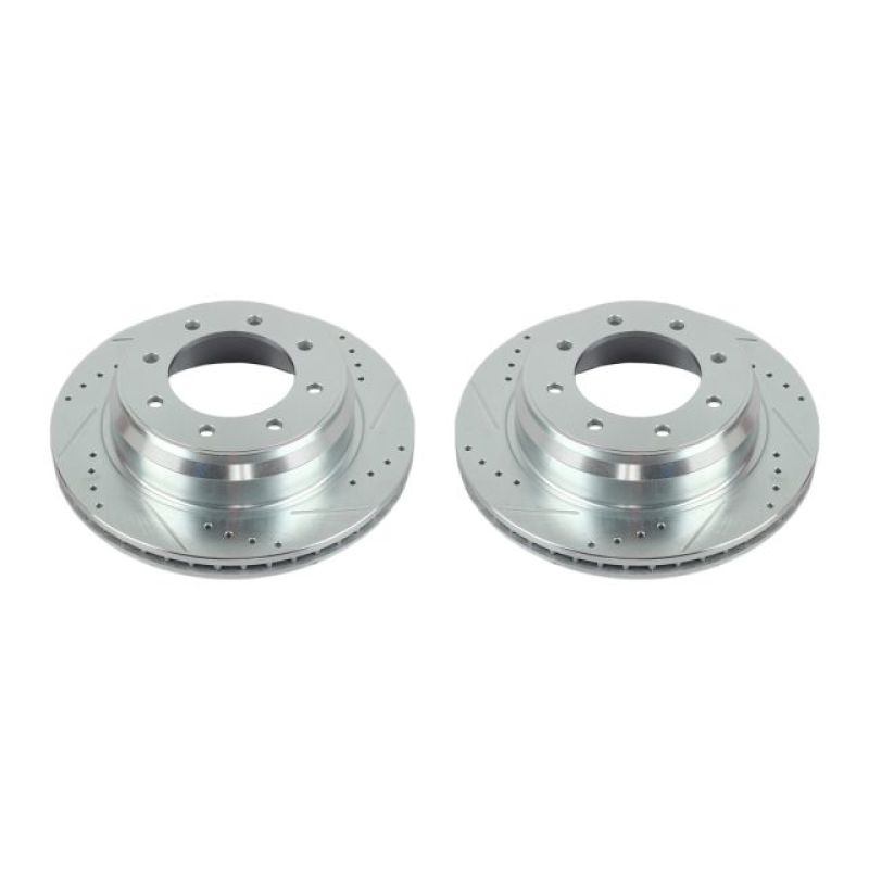 PowerStop Power Stop 12-19 Nissan NV1500 Rear Evolution Drilled & Slotted Rotors - Pair