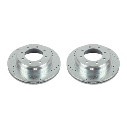 PowerStop Power Stop 12-19 Nissan NV1500 Rear Evolution Drilled & Slotted Rotors - Pair