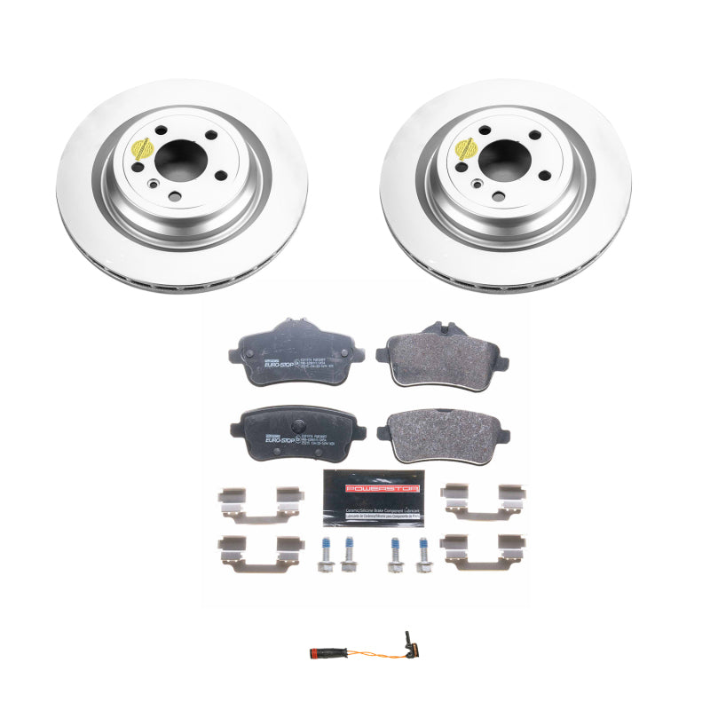 PowerStop Power Stop 2016 Mercedes-Benz GLE300d Rear Euro-Stop Brake Kit