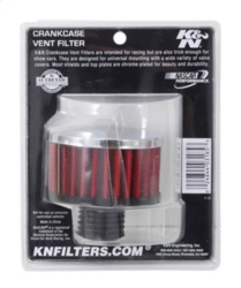 K&N Engineering K&N .5in Flange ID x 3in OD x 3.25in H Rubber Base Crankcase Vent Filter