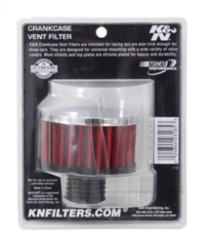 K&N Engineering K&N .5in Flange ID x 3in OD x 3.25in H Rubber Base Crankcase Vent Filter