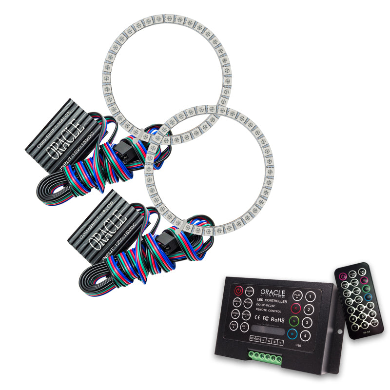 ORACLE Lighting Oracle Toyota Tacoma 16-18 Halo Kit - ColorSHIFT w/ 2.0 Controller