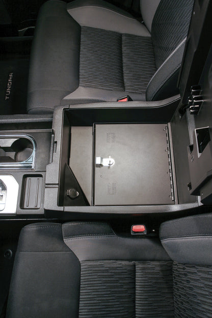 Tuffy Products Tuffy Console Safe W/ Keyed Lock For Toyota Tundra W/ Flow Thru Console