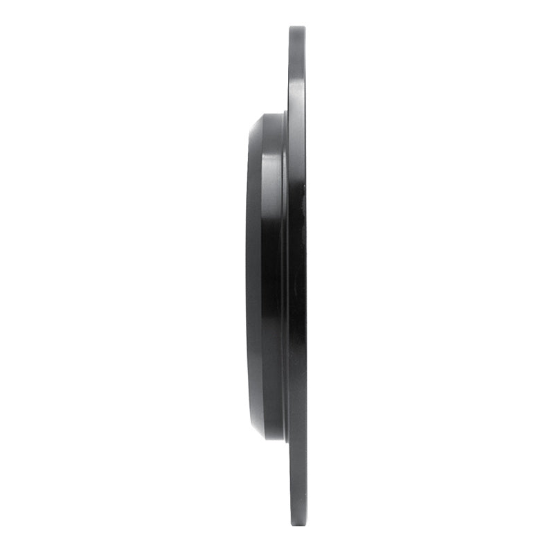 R1 Concepts R1 05-19 Ford Five Hundred Rear Left Drilled & Slotted Black Brake Rotor
