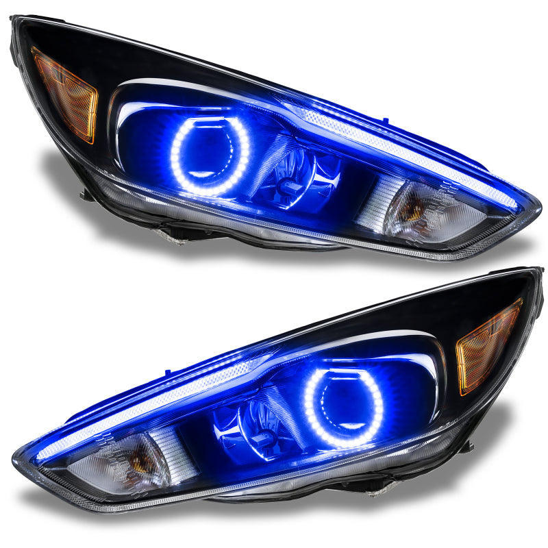 ORACLE Lighting Oracle 15-17 Ford Focus RS/ST DRL Upgrade w/ Halo Kit - ColorSHIFT w/ 2.0 Controller