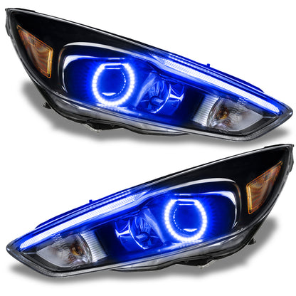 ORACLE Lighting Oracle 15-17 Ford Focus RS/ST DRL Upgrade w/ Halo Kit - ColorSHIFT w/ 2.0 Controller
