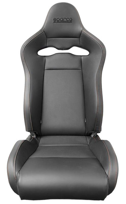Sparco Seat SPX Special Edition Black/Red w/ Matte Carbon Shell - Right
