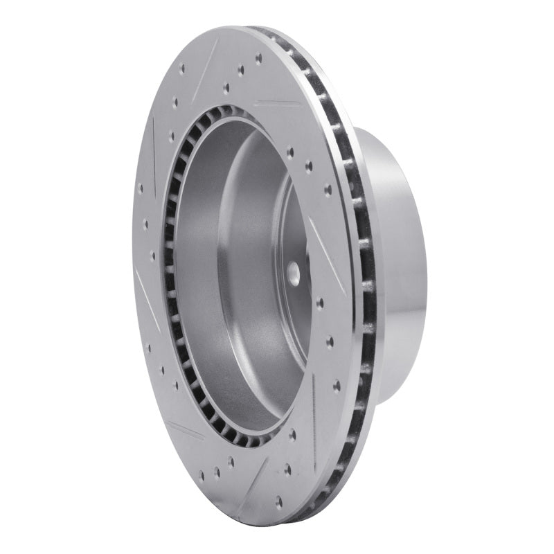 R1 Concepts R1 69-83 Porsche 911 Rear Right Drilled & Slotted Silver Brake Rotor