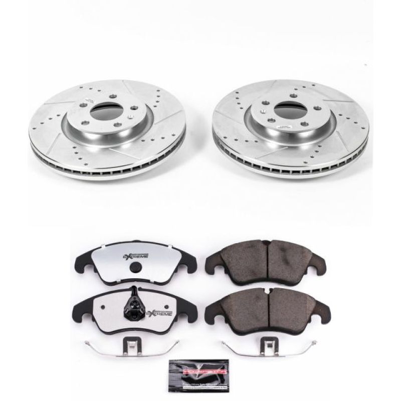 PowerStop Power Stop 12-16 Audi A4 Front Z26 Street Warrior Brake Kit