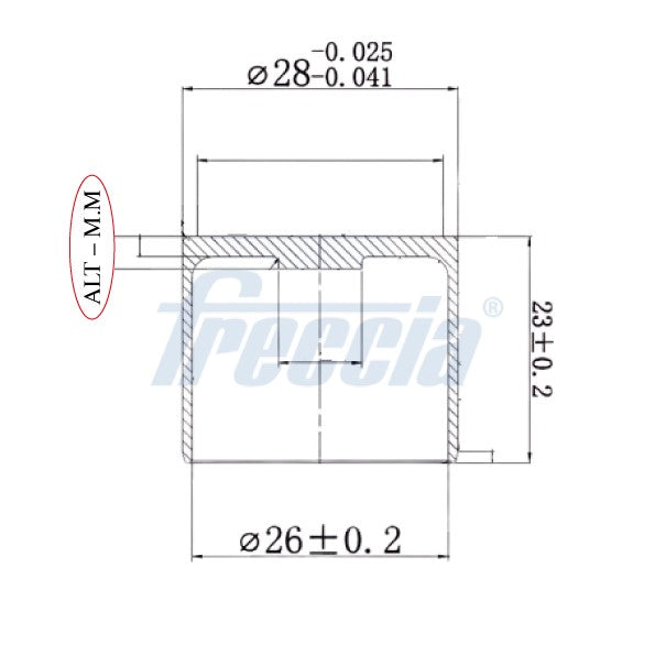 FRECCIA PI03-117 Tappet