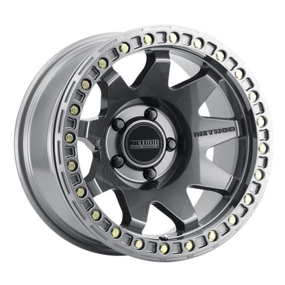 Method Wheels Method MR108 17x9 -44mm Offset 5x5 71.5mm CB Gloss Titanium w/BH-H24125-38 Wheel