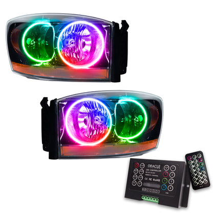 ORACLE Lighting Oracle 06 Dodge Ram SMD HL - Black - ColorSHIFT w/ 2.0 Controller