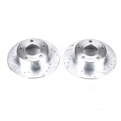 PowerStop Power Stop 95-04 Audi A6 Rear Evolution Drilled & Slotted Rotors - Pair