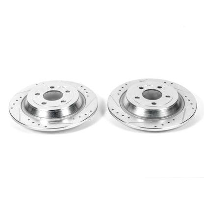 PowerStop Power Stop 15-17 Ford F-150 Rear Evolution Drilled & Slotted Rotors - Pair