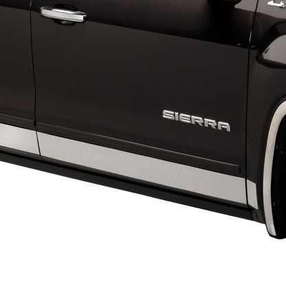 Putco 07-13 GMC Sierra Extended Cab 8ft Long Box - 6in Wide - 12pcs Stainless Steel Rocker Panels