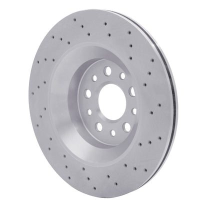 DFC 17-24 Maserati Levante Rear Drilled Brake Rotor