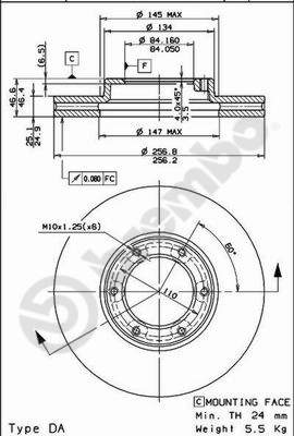 HANS PRIES HP117093 Disc Brake Caliper Repair Kit