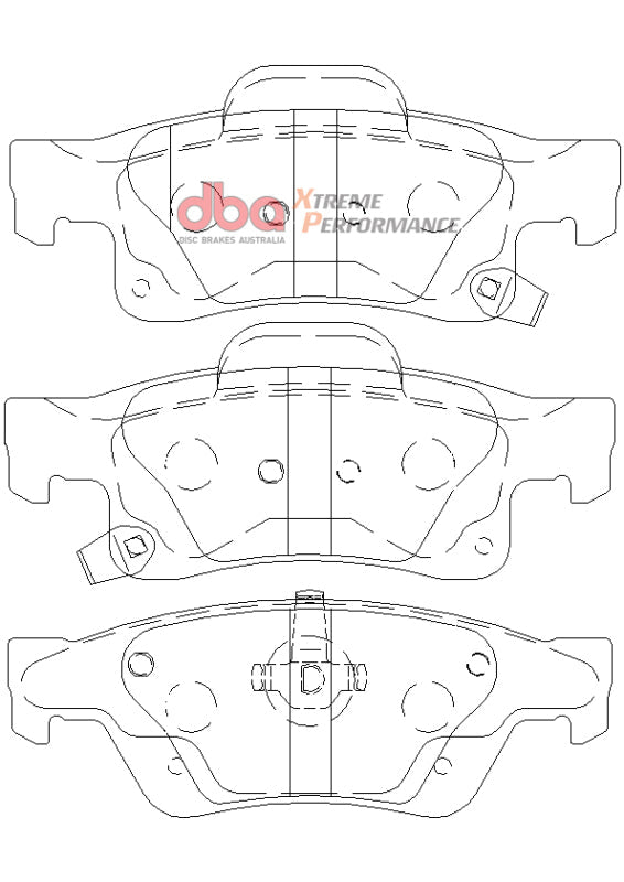 DBA DB2217XP High Performance Brake Pad Set
