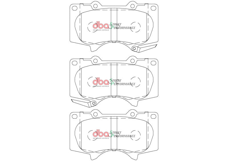 DBA DB2380SP High Performance Brake Pad Set