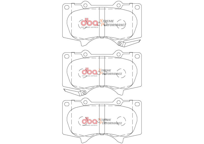 DBA DB2380XP High Performance Brake Pad Set