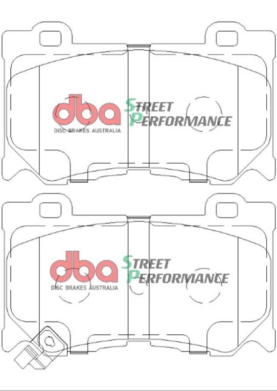 DBA DB2400SP High Performance Brake Pad Set