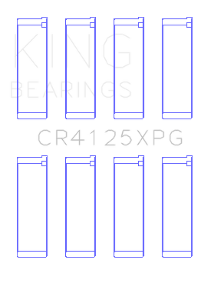 King Engine Bearings King Subaru EJ20/EJ22/EJ25 (Suites 52mm Journal Size) Tri-Metal Perf Rod Bearing Set - Size +.026mm