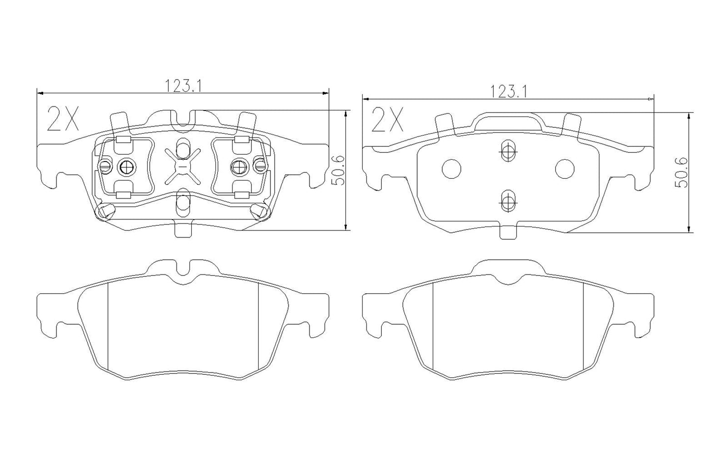 BOGAP R8210124 Brake Pad Set, Disc Brake