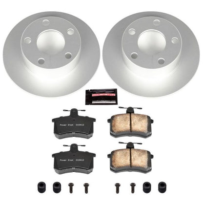 PowerStop Power Stop 95-97 Audi A6 Rear Z23 Evolution Sport Coated Brake Kit