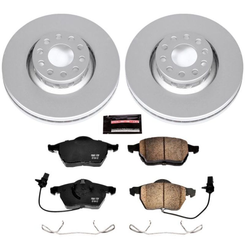 PowerStop Power Stop 02-05 Audi A4 Front Z23 Evolution Sport Coated Brake Kit