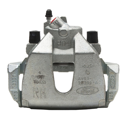 DFC 12-18 Ford Focus Front-R Premium Caliper - Silver Zinc Coated