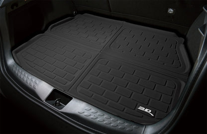 3D MAXpider 15-17 Toyota Fortuner Kagu Black Cargo Liner (Cross Fold)