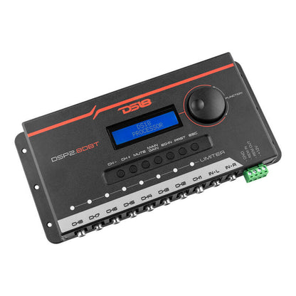 DS18 2-Channel In and 8-Channel Out Dual Signal Processor LCD Screen Bluetooth